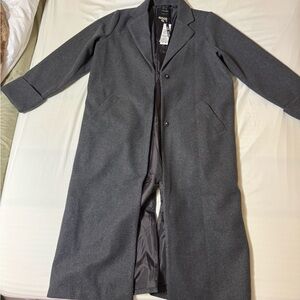 Noisy may Dark Gray Trench Coat